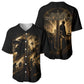 Harlem Hellfighters WWI Soldier Baseball Jersey Vintage Military Jazz Band Artwork