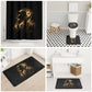 Harlem Hellfighters WWI Soldier Bathroom Set Vintage Military Jazz Band Artwork