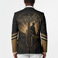 Harlem Hellfighters WWI Soldier Blazer Vintage Military Jazz Band Artwork