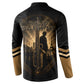 Harlem Hellfighters WWI Soldier Button Sweatshirt Vintage Military Jazz Band Artwork