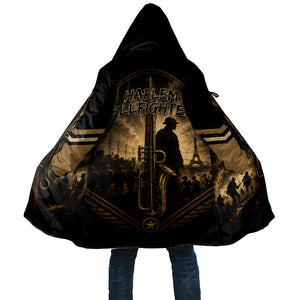 Harlem Hellfighters WWI Soldier Cloak Vintage Military Jazz Band Artwork