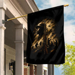 Harlem Hellfighters WWI Soldier Garden Flag Vintage Military Jazz Band Artwork