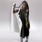 Harlem Hellfighters WWI Soldier Hooded Blanket Vintage Military Jazz Band Artwork