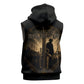 Harlem Hellfighters WWI Soldier Sleeveless Hoodie Vintage Military Jazz Band Artwork