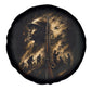 Harlem Hellfighters WWI Soldier Spare Tire Cover Vintage Military Jazz Band Artwork