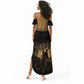 Harlem Hellfighters WWI Soldier Summer Maxi Dress Vintage Military Jazz Band Artwork