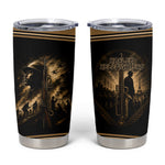 Harlem Hellfighters WWI Soldier Tumbler Cup Vintage Military Jazz Band Artwork