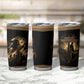 Harlem Hellfighters WWI Soldier Tumbler Cup Vintage Military Jazz Band Artwork