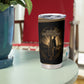 Harlem Hellfighters WWI Soldier Tumbler Cup Vintage Military Jazz Band Artwork