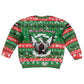 Sudan Christmas Kid Ugly Christmas Sweater Green Red Xmas Camel Snowflake and Coat of Arms - African Pride