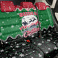 Sudan Christmas Back Car Seat Cover Red Green Black Xmas Santa Sleigh and Map - African Pride
