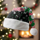 Sudan Christmas Santa Hat Red Green Black Xmas Santa Sleigh and Map - African Pride