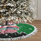 Sudan Christmas Tree Skirt Red Green Black Xmas Santa Sleigh and Map - African Pride