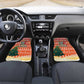 Zambia Christmas Car Mats African Animals Tree Snowflakes and National Emblem - African Pride