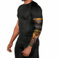 African Safari Animals Christmas Arm Sleeves Savannah Wildlife Festive Holiday Tribal Pattern