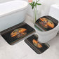 African Safari Animals Christmas Bathroom Set Savannah Wildlife Festive Holiday Tribal Pattern