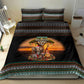 African Safari Animals Christmas Bedding Set Savannah Wildlife Festive Holiday Tribal Pattern