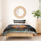 African Safari Animals Christmas Bedding Set Savannah Wildlife Festive Holiday Tribal Pattern