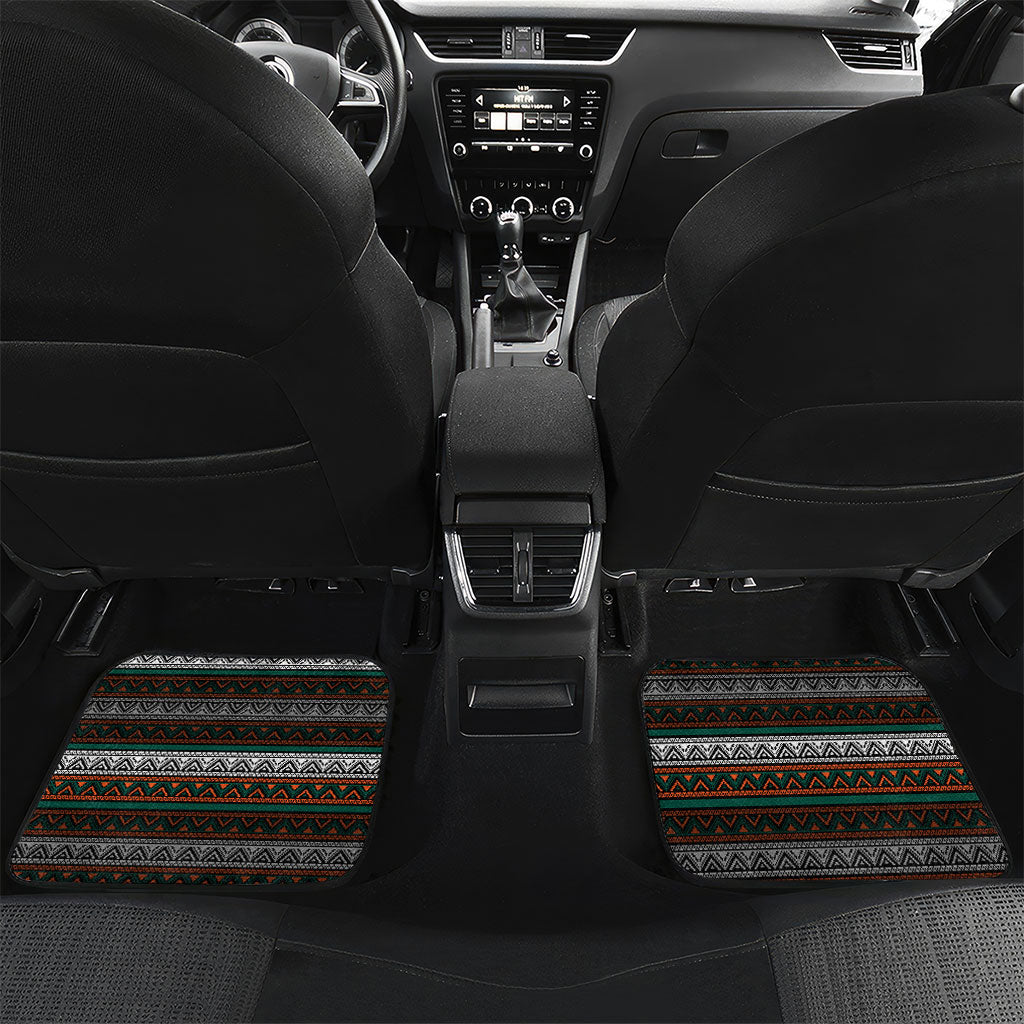 African Safari Animals Christmas Car Mats Savannah Wildlife Festive Holiday Tribal Pattern