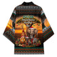 African Safari Animals Christmas Kimono Savannah Wildlife Festive Holiday Tribal Pattern