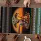 African Safari Animals Christmas Puzzle Savannah Wildlife Festive Holiday Tribal Pattern