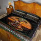 African Safari Animals Christmas Quilt Bed Set Savannah Wildlife Festive Holiday Tribal Pattern