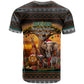 African Safari Animals Christmas T shirt Savannah Wildlife Festive Holiday Tribal Pattern