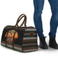 African Safari Animals Christmas Travel Bag Savannah Wildlife Festive Holiday Tribal Pattern