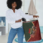 African Safari Animals Christmas Sleigh Laundry Basket Festive Wildlife Tribal Pattern Santa Sleigh