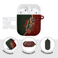 African Safari Animals Christmas Sleigh AirPods Case Festive Wildlife Tribal Pattern Santa Sleigh