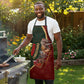 African Safari Animals Christmas Sleigh Apron Festive Wildlife Tribal Pattern Santa Sleigh
