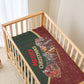 African Safari Animals Christmas Sleigh Baby Bed Cover Festive Wildlife Tribal Pattern Santa Sleigh