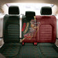 African Safari Animals Christmas Sleigh Back Car Seat Cover Festive Wildlife Tribal Pattern Santa Sleigh
