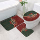 African Safari Animals Christmas Sleigh Bathroom Set Festive Wildlife Tribal Pattern Santa Sleigh