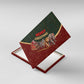 African Safari Animals Christmas Sleigh Canvas Wall Art Festive Wildlife Tribal Pattern Santa Sleigh