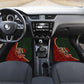 African Safari Animals Christmas Sleigh Car Mats Festive Wildlife Tribal Pattern Santa Sleigh