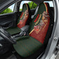 African Safari Animals Christmas Sleigh Car Seat Cover Festive Wildlife Tribal Pattern Santa Sleigh