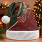 African Safari Animals Christmas Sleigh Christmas Santa Hat Festive Wildlife Tribal Pattern Santa Sleigh