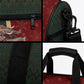 African Safari Animals Christmas Sleigh Duffle Bag Festive Wildlife Tribal Pattern Santa Sleigh