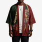 African Safari Animals Christmas Sleigh Kimono Festive Wildlife Tribal Pattern Santa Sleigh