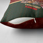 African Safari Animals Christmas Sleigh Pillow Cover Festive Wildlife Tribal Pattern Santa Sleigh