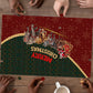 African Safari Animals Christmas Sleigh Puzzle Festive Wildlife Tribal Pattern Santa Sleigh