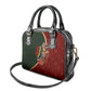 African Safari Animals Christmas Sleigh Shoulder Handbag Festive Wildlife Tribal Pattern Santa Sleigh
