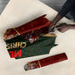 African Safari Animals Christmas Sleigh Umbrella Festive Wildlife Tribal Pattern Santa Sleigh