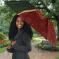 African Safari Animals Christmas Sleigh Umbrella Festive Wildlife Tribal Pattern Santa Sleigh