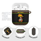 African Safari Black Santa Christmas AirPods Case Ugly Pattern Sunset Baobab Tree Africa Map