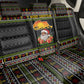 African Safari Black Santa Christmas Back Car Seat Cover Ugly Pattern Sunset Baobab Tree Africa Map