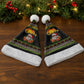 African Safari Black Santa Christmas Santa Hat Ugly Pattern Sunset Baobab Tree Africa Map