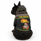 African Safari Black Santa Christmas Pet Hoodie Ugly Pattern Sunset Baobab Tree Africa Map