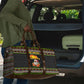 African Safari Black Santa Christmas Travel Bag Ugly Pattern Sunset Baobab Tree Africa Map